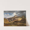Blick auf die Burgruine von Canossa (1872) by Friedrich Preller The Younger