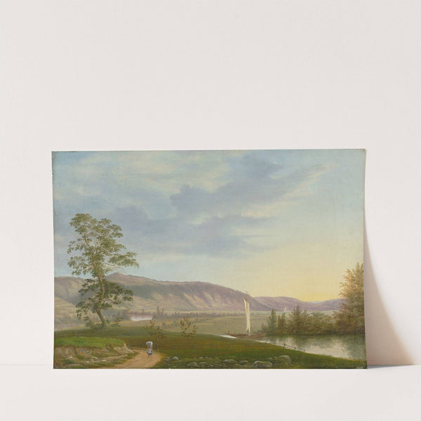 Blick auf die Elbe bei Dresden by F. M. E. Fabritius De Tengnagel