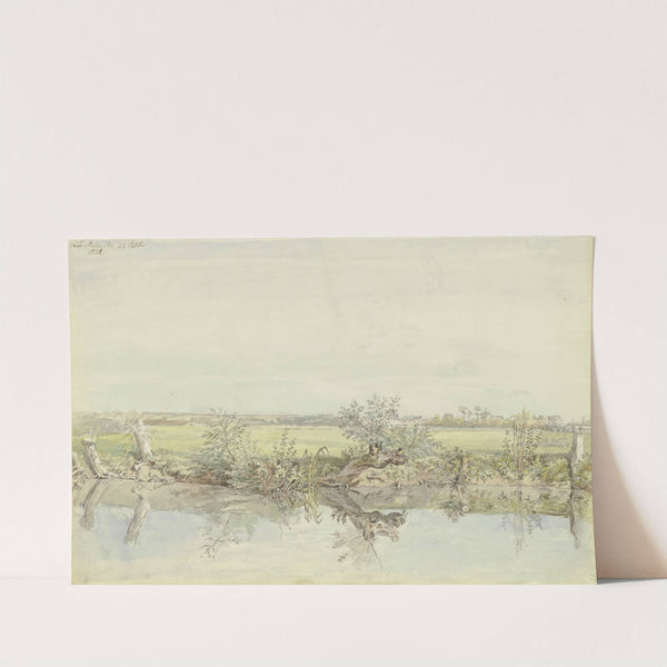 Blick auf die Nied bei Rödelheim (1830) by Carl Morgenstern