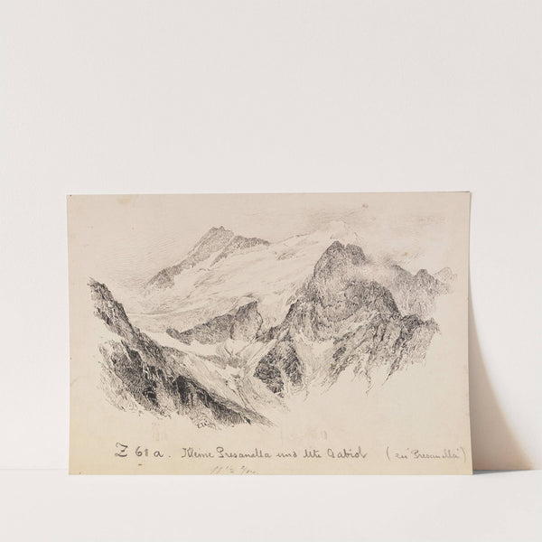 Blick auf die Presanella (Ca. 1880) by Edward Theodore Compton