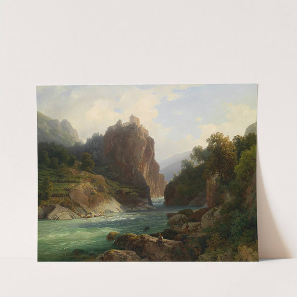 Blick auf die Zenoburg bei Meran by Thomas Ender