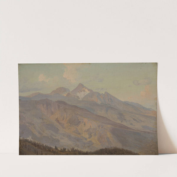 Blick auf Gebirge by Johann Wilhelm Schirmer