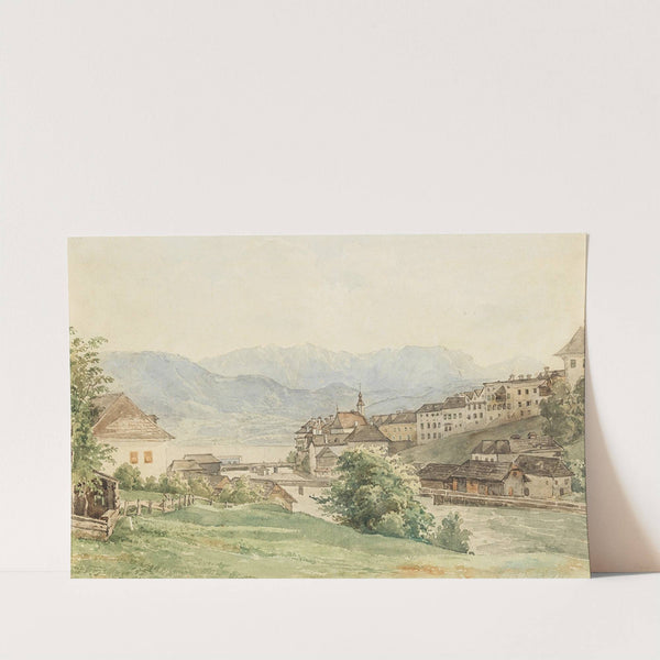 Blick auf Gmunden by Josef Höger