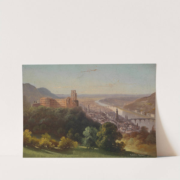 Blick auf Heidelberg by Hubert Sattler