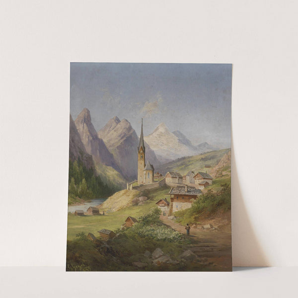 Blick auf Heiligenblut by Georg Geyer