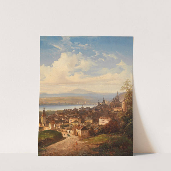 Blick auf Krems by Johann Wilhelm Jankowski