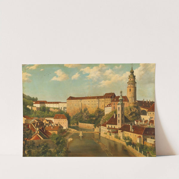 Blick auf Krumau by Moritz Stifter