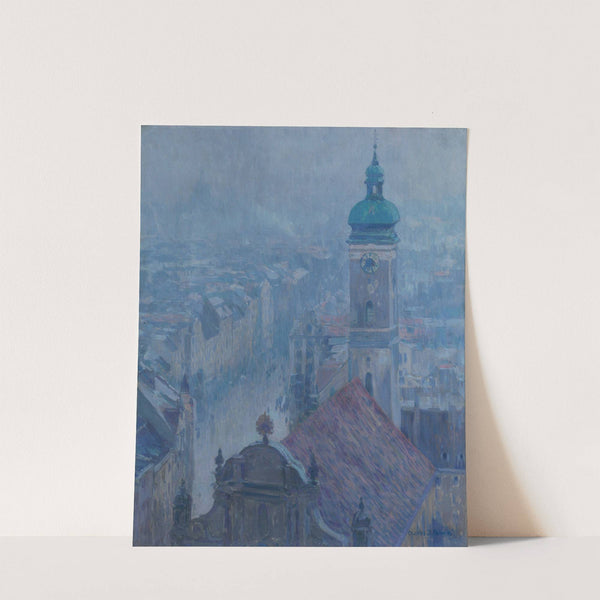 Blick auf München vom Alten Peter by Charles Johann Palmié