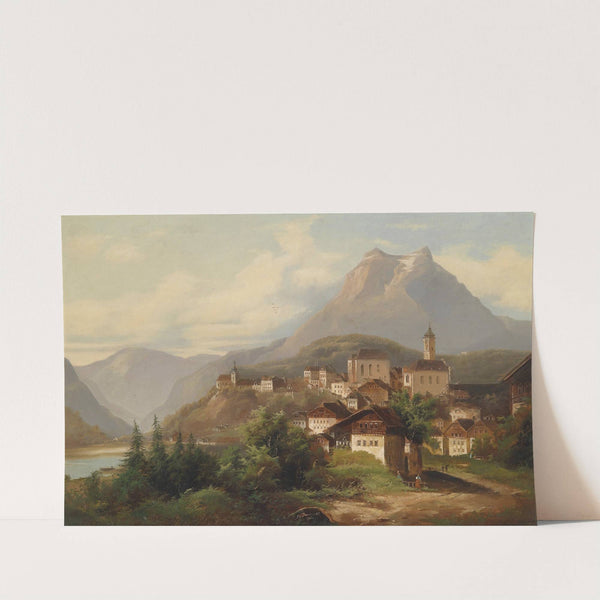 Blick auf Pilatus mit Tomlishorn by Johann Wilhelm Jankowski
