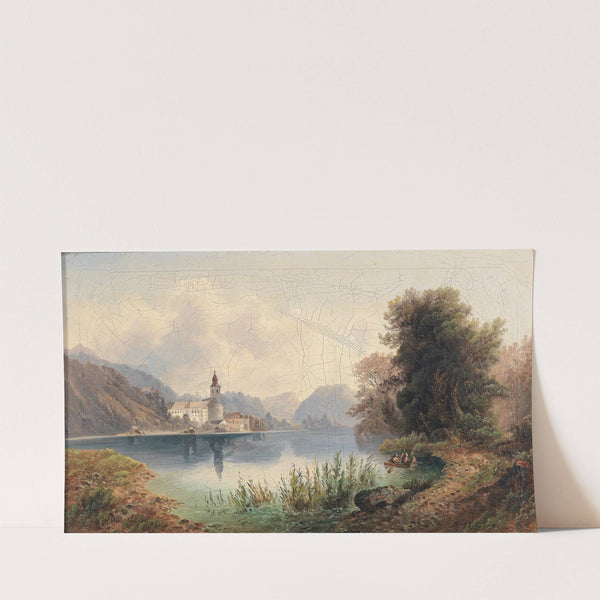 Blick auf Sankt Wolfgang by Emil Barbarini