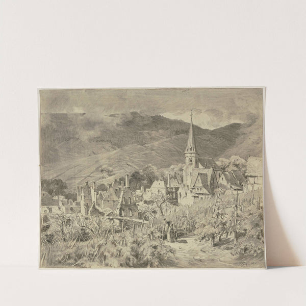 Blick auf Senheim by Heinrich Funk