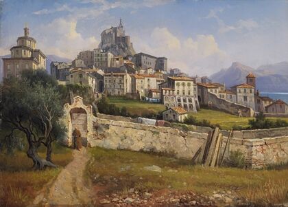 Blick auf Subiaco (1884)