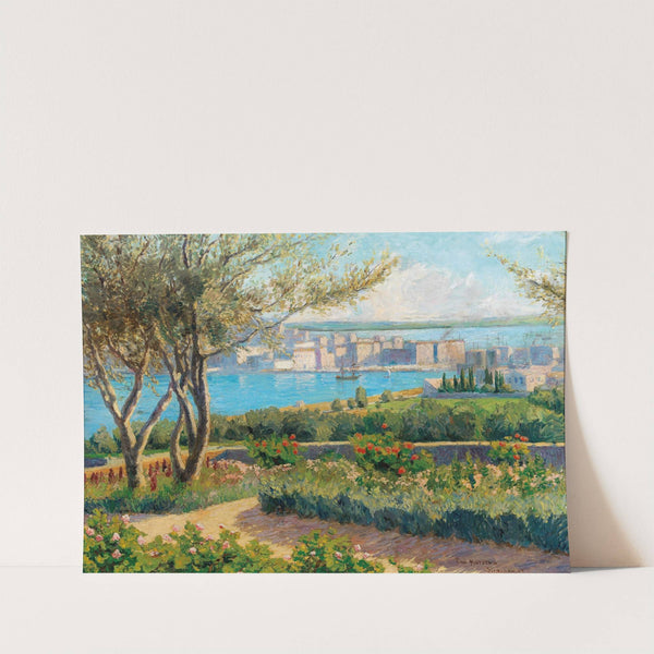 Blick auf Syracus by Paul Kutscha