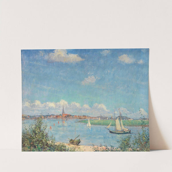 Blick auf Travemünde by Heinrich Linde-Walther
