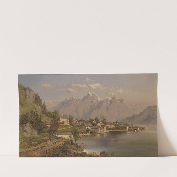Blick auf Zell am See (1885) by Edmund Höd