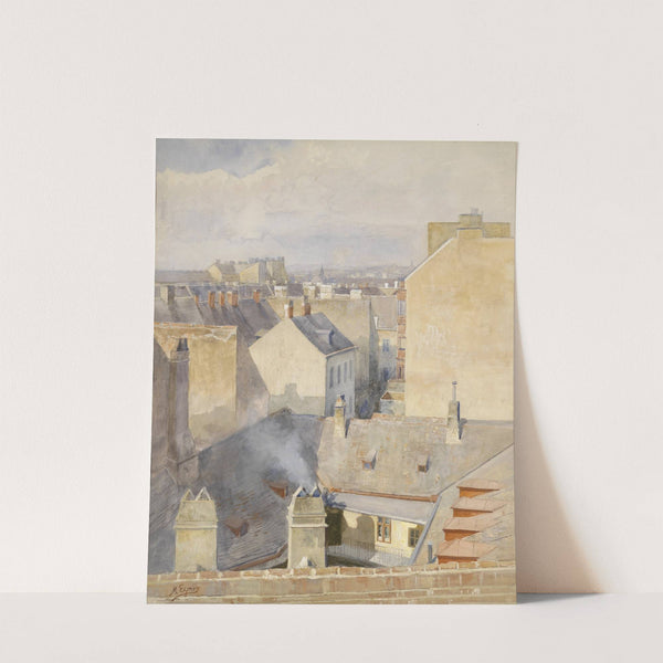 Blick aus dem Atelier Klagbaumgasse Wien (c1890) by Marie Egner