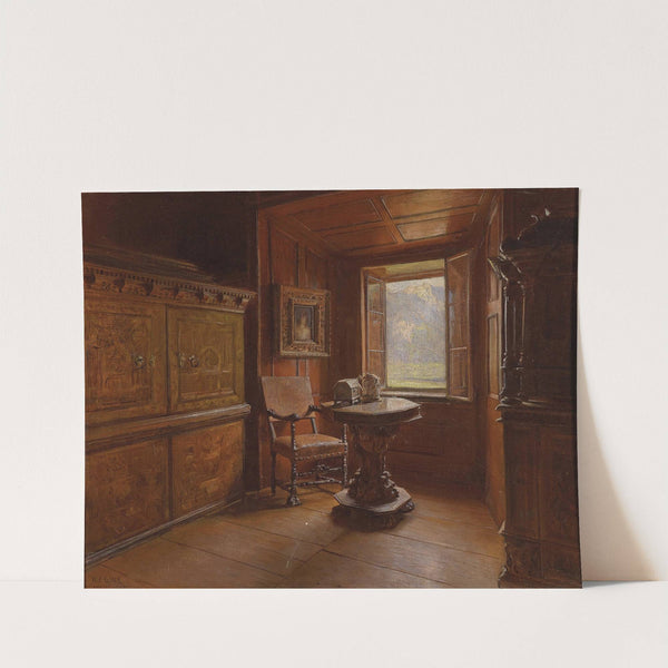 Blick aus dem Fenster by Karl Friedrich Gsur