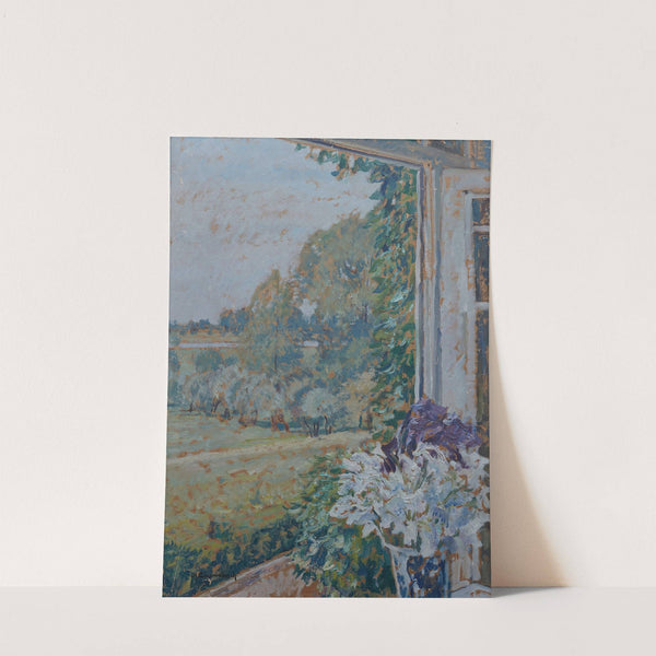 Blick aus dem Fenster, Haus Max Clarenbach by Max Clarenbach