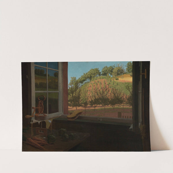 Blick aus dem Küchenfenster by Georg Scholz