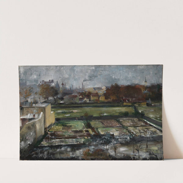 Blick aus Münchner Atelier (1981) by Lovis Corinth