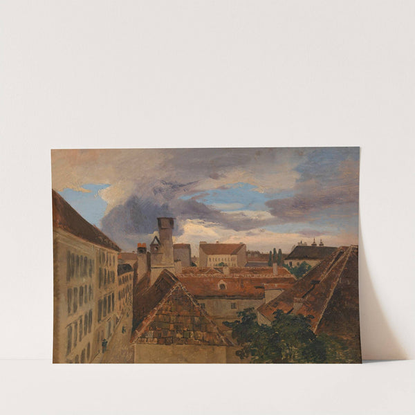 Blick in die Beatrixgasse in Wien by Adalbert Stifter