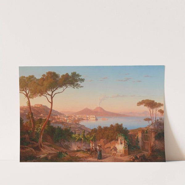 Blick in die Bucht von Neapel by Carl Wilhelm Götzloff