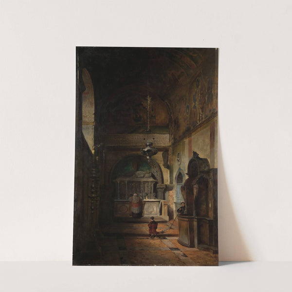 Blick in die Kapelle Sant Isidro in Venedig by Ludwig Dittweiler
