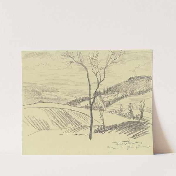 Blick in die Rhön bei Kasbach by Fried Stern