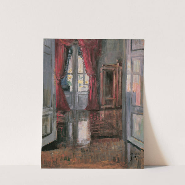 Blick in die Wohnung von Leopold und Marie Czihaczek (1907) by Egon Schiele