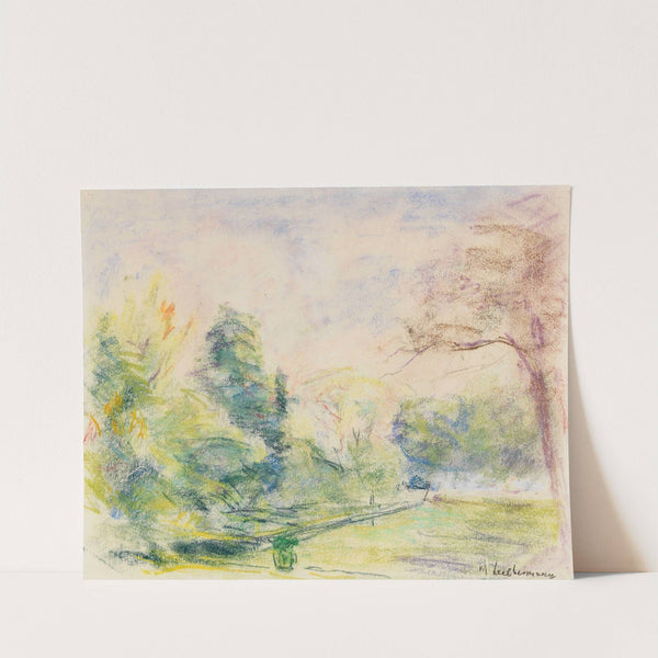 Blick in meinen Garten (1920) by Max Liebermann