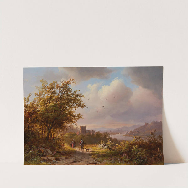 Blick ins Rheintal (1845) by Johann Bernhard Klombeck