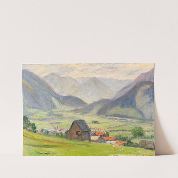 Blick ins Tal (Hindelang) (1934) by Otto Modersohn