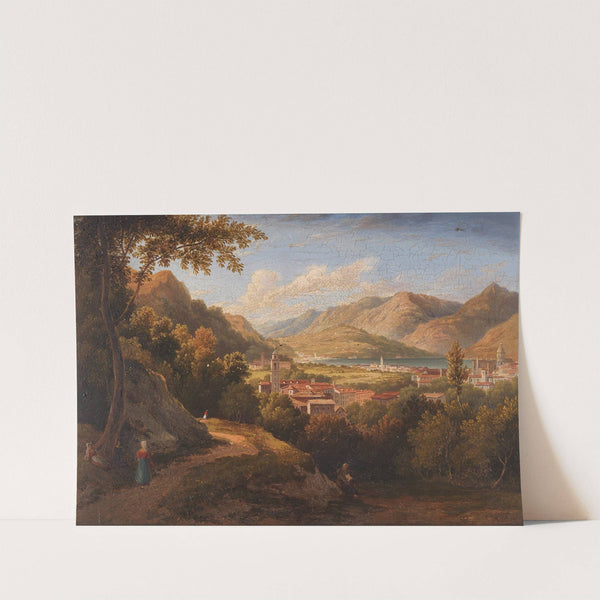 Blick Über Como Und Den Comer See by William Cowen