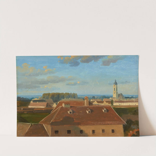 Blick über das Schanzel zum Augarten by Johann Peter Krafft