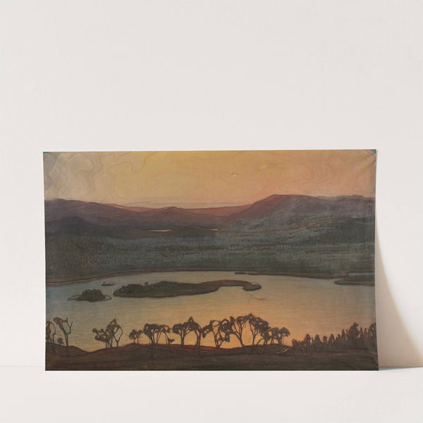 Blick über den Aerransee by Otto Hesselbom