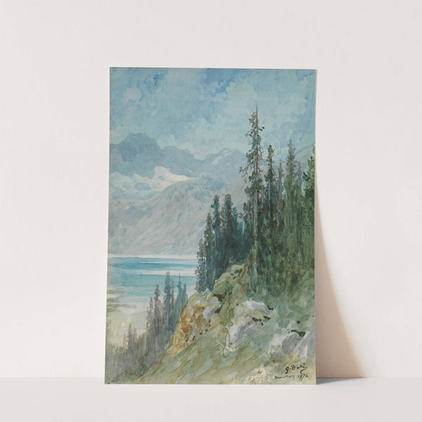 Blick über den Genfer See bei Montreux (1876) by Gustave Doré