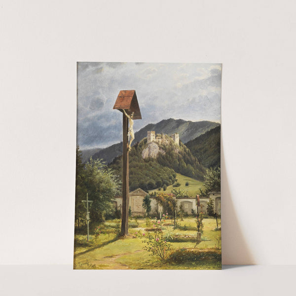 Blick über den St. Galler Friedhof (1902) by Josef Langl