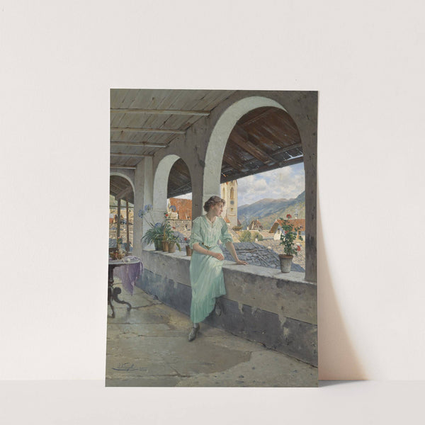 Blick über die Dächer by Josef Kinzel