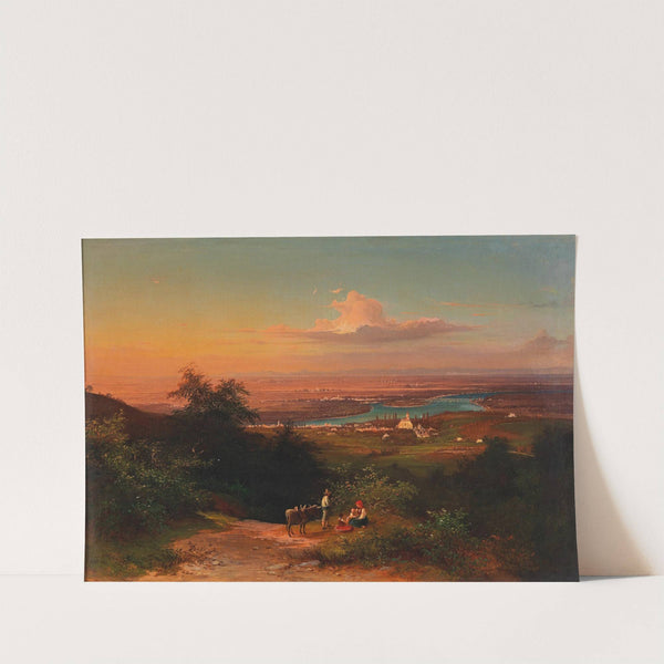 Blick über Nussdorf by Josef Schwemminger
