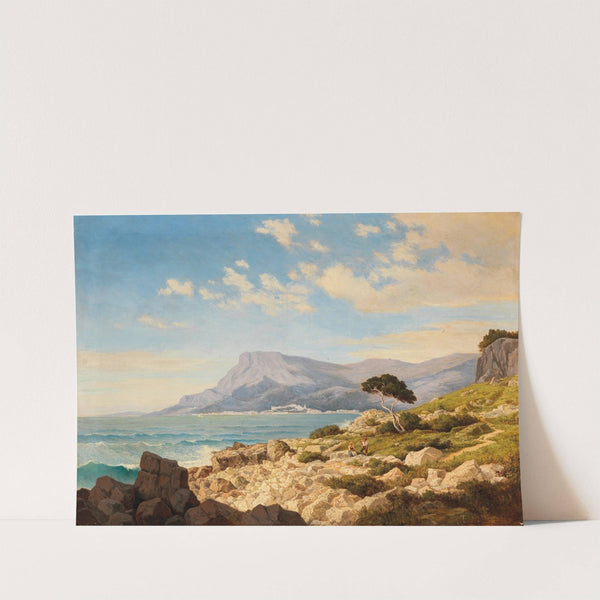 Blick vom Cap Martin gegen Monaco by Karl Ritter von Geist