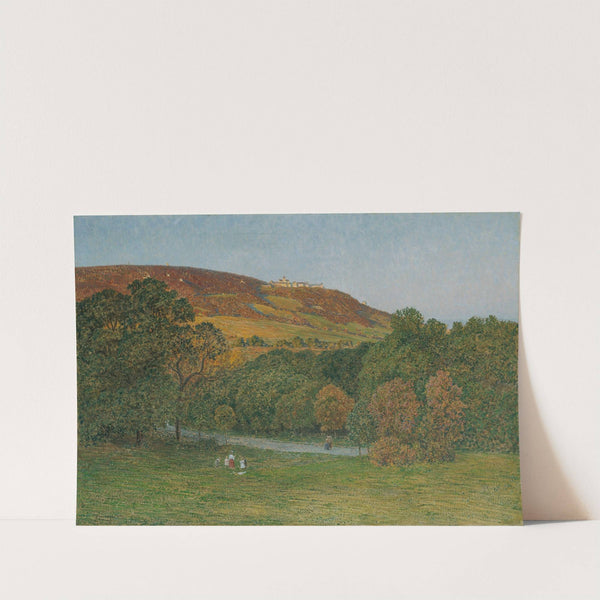 Blick vom Cobenzl auf den Kahlenberg bei Wien (1908) by Maximilian Suppantschitsch