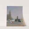 Blick vom Oberen Belvedere auf Wien (1929) by Maximilian Suppantschitsch