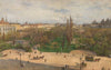 Blick vom Rathaus auf den neuen Trakt der Hofburg und dessen Umgebung (1906)