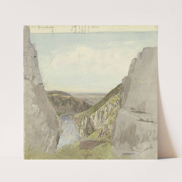 Blick vom Rheingrafenstein in das Nahetal by Carl Morgenstern