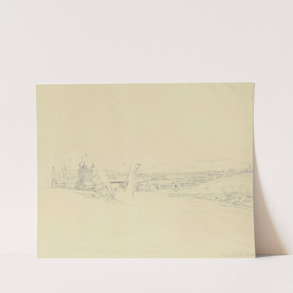 Blick von der Villa Celimontana by Carl Morgenstern