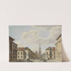 Blick von der Zähringer Vorstadt in die Stadtmitte von Freiburg by Carl Ludwig Frommel