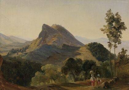 Blick von Norden auf Civitella