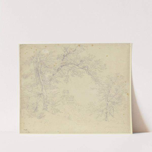 Blick von Süden auf das Heidelberger Schloß by Philipp Röth