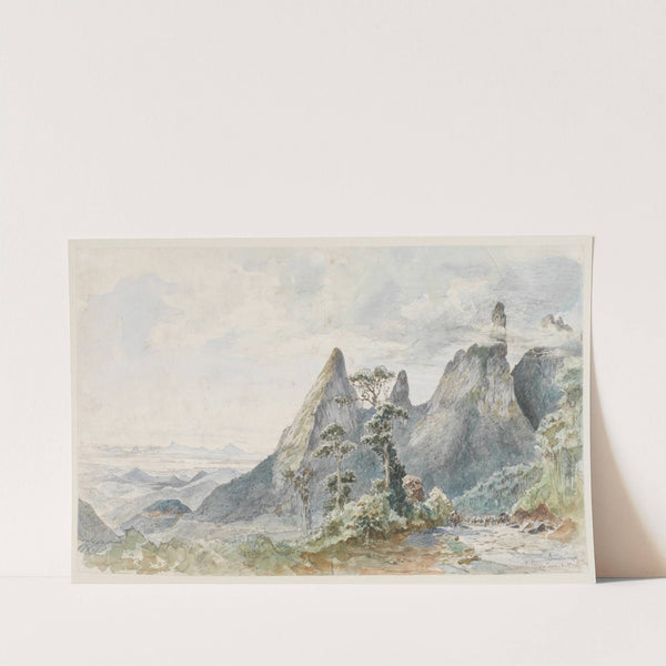 Blick zum Orgelgebirge (1861) by Ferdinand Keller