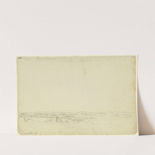 Blick zur Granitz (Rügenlandschaft) by Caspar David Friedrich